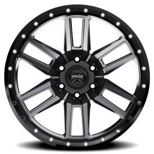 Wheels - Rough Country - TW411 Pritchett - Anthracite w/Black Lip